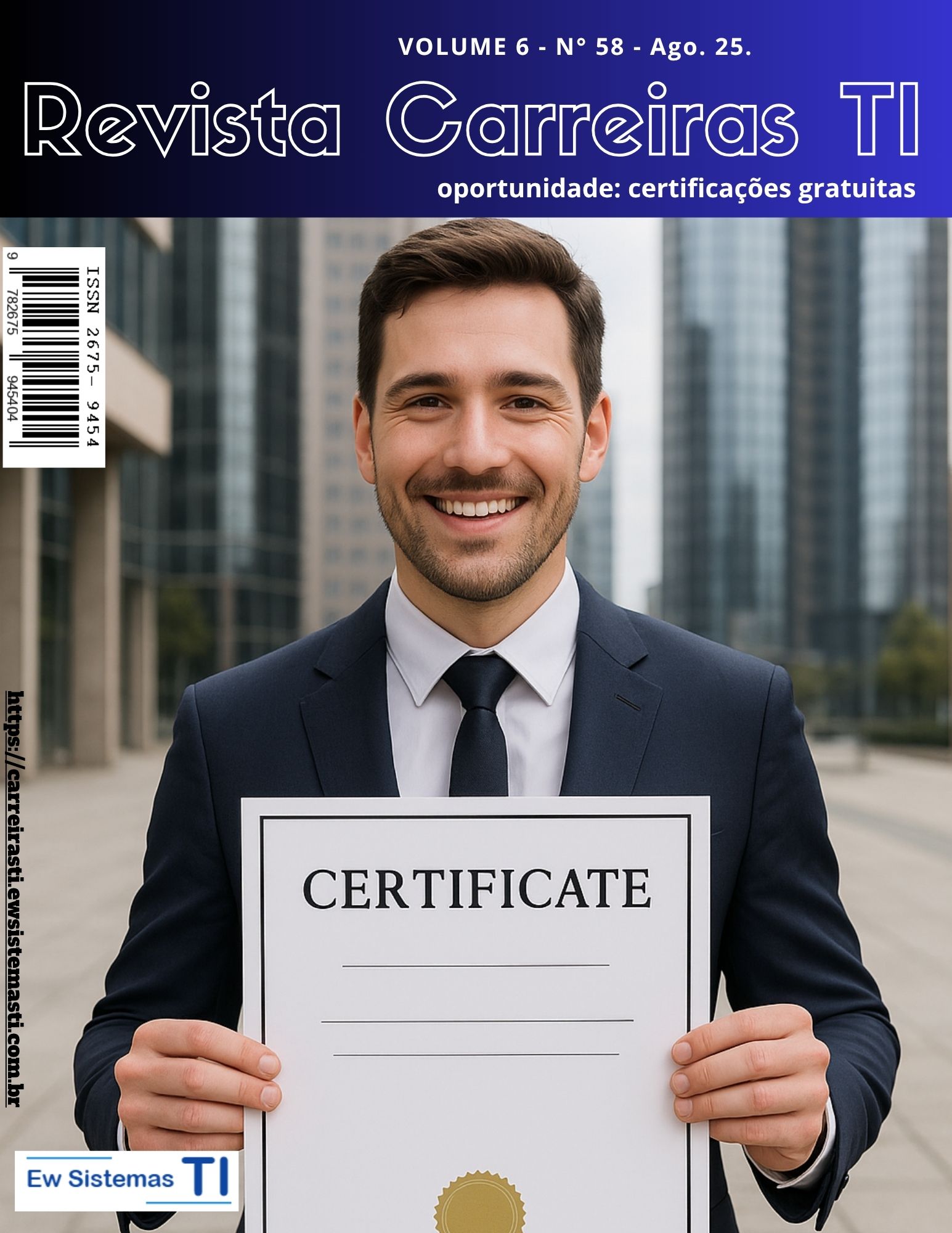 Capa Volume 6 – N° 58 – Ago. 25